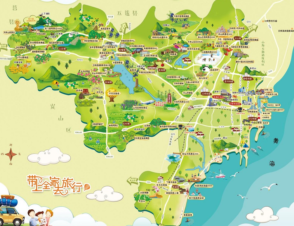菏泽景区使用手绘地图给景区能带来什么好处？