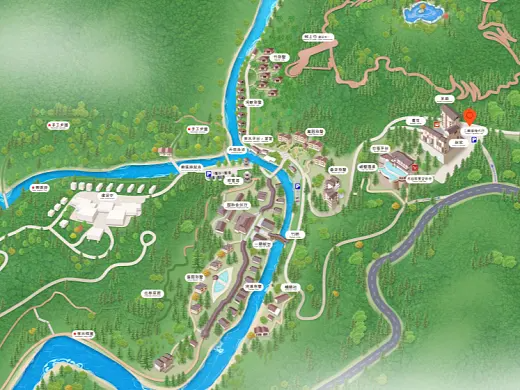 菏泽结合景区手绘地图智慧导览和720全景技术，可以让景区更加“动”起来，为游客提供更加身临其境的导览体验。